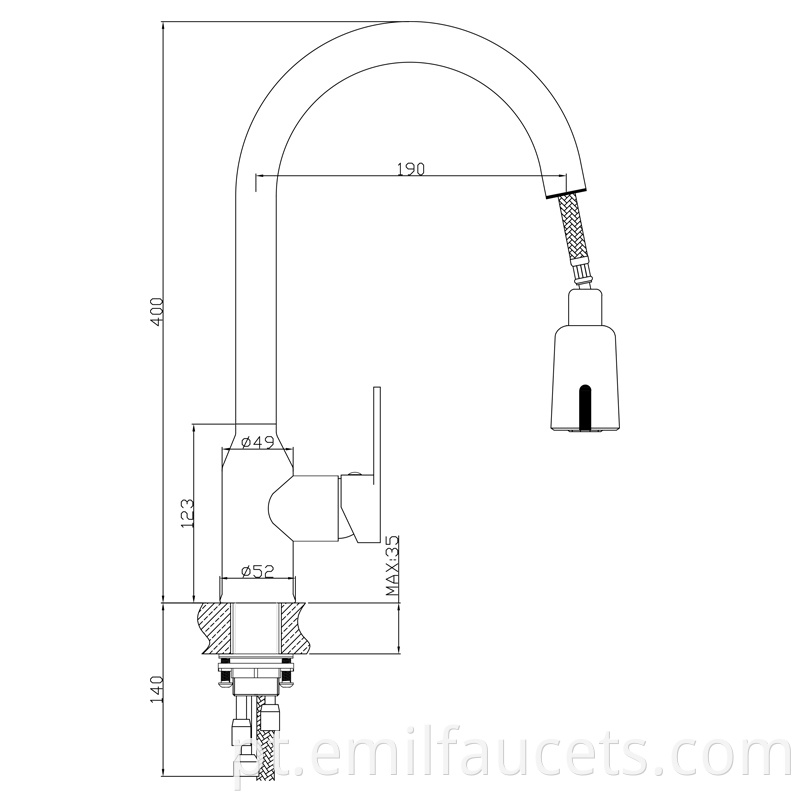 touchless kitchen tap